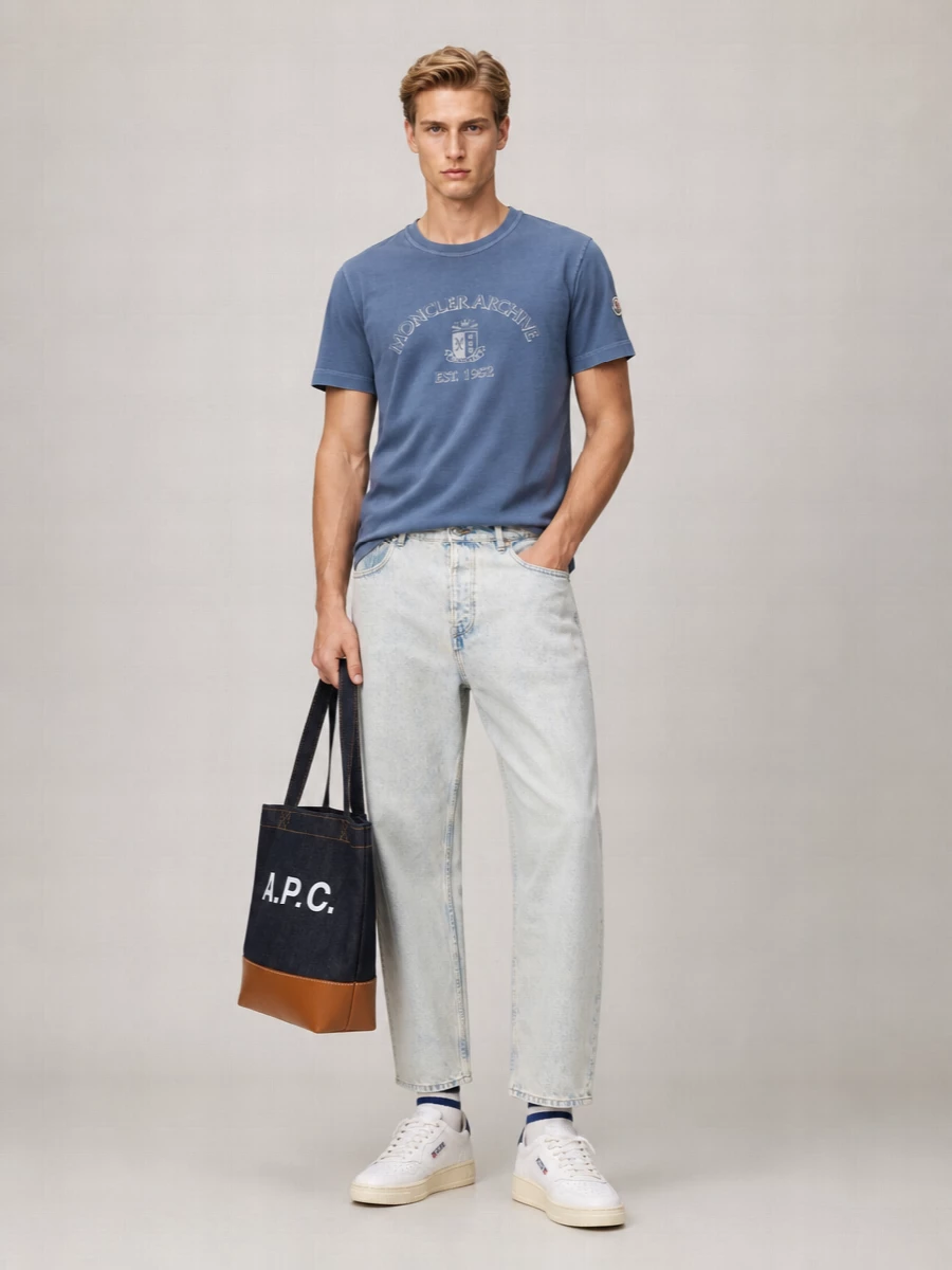 Moncler Cotton Logo-Print T-Shirt