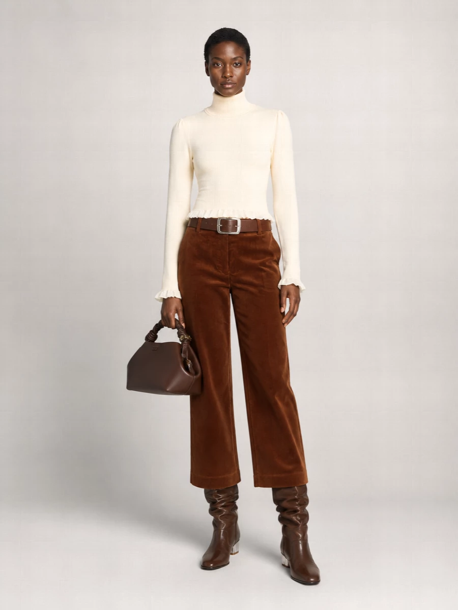Ganni wide-leg trousers