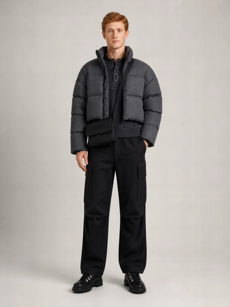 Entire Studios Wool Quilted Puffer Jacket