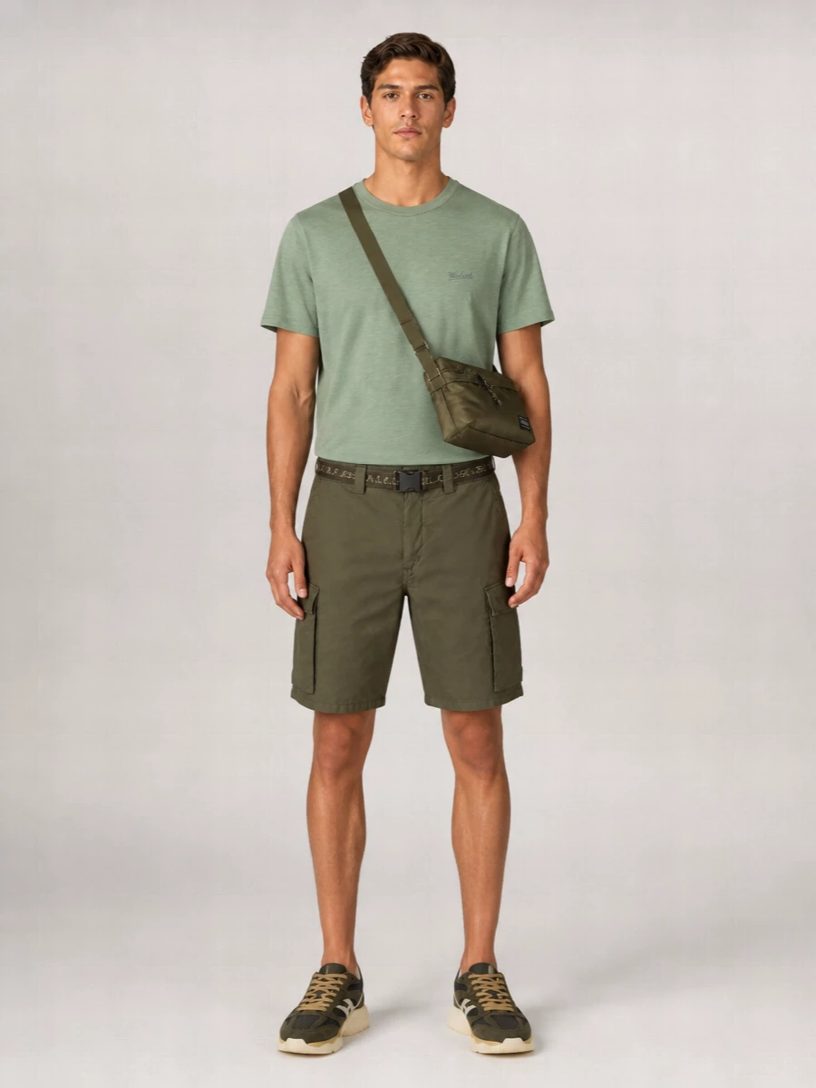Woolrich Cotton Cargo Shorts