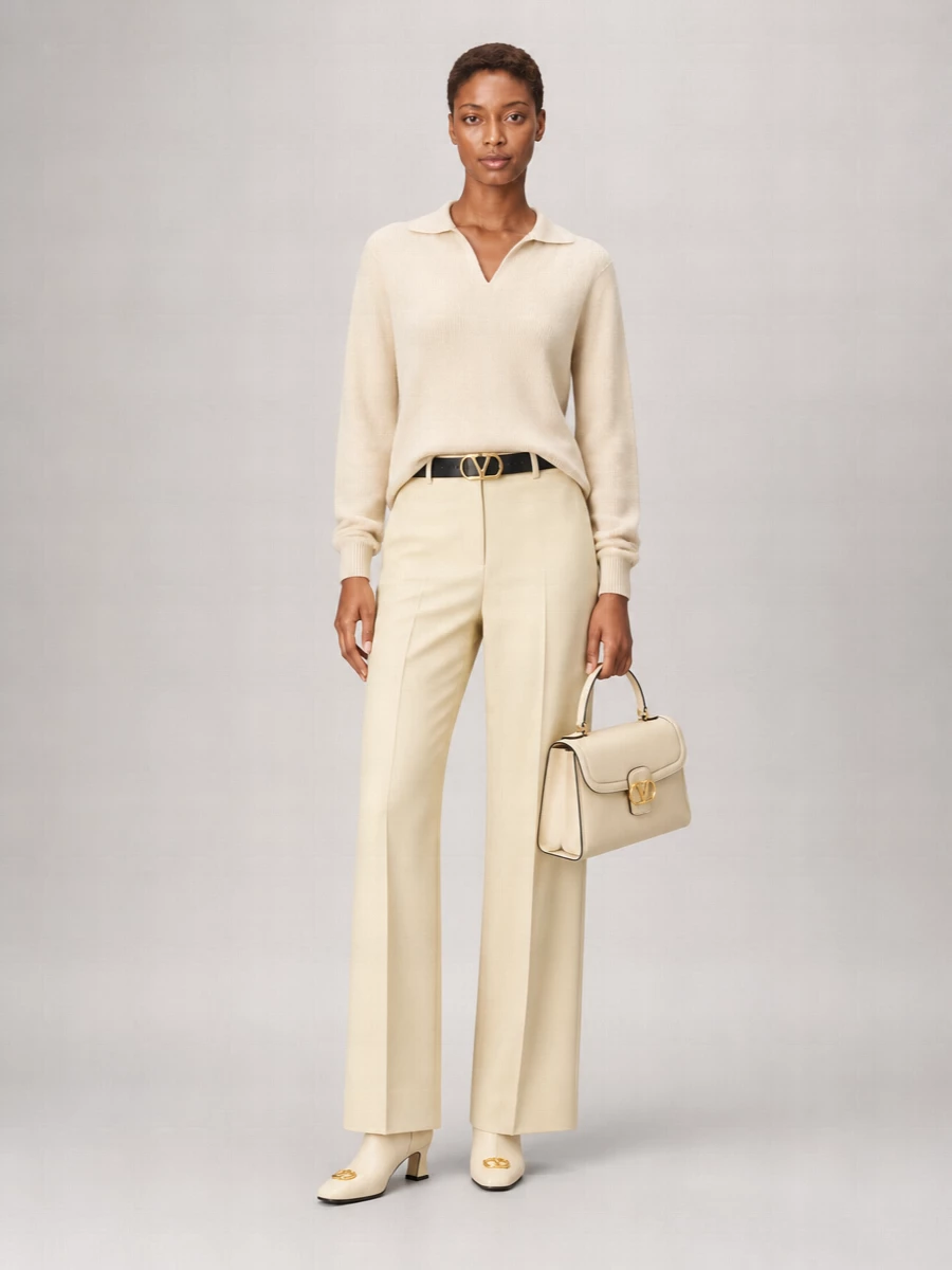 Valentino Garavani Cashmere Polo Jumper