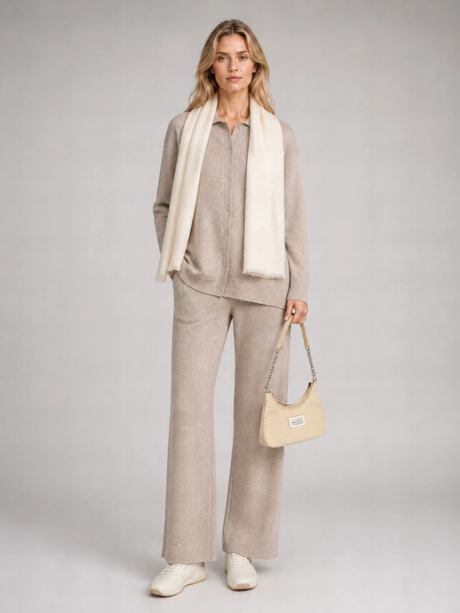 Max Mara Cashmere Wide-Leg Pants