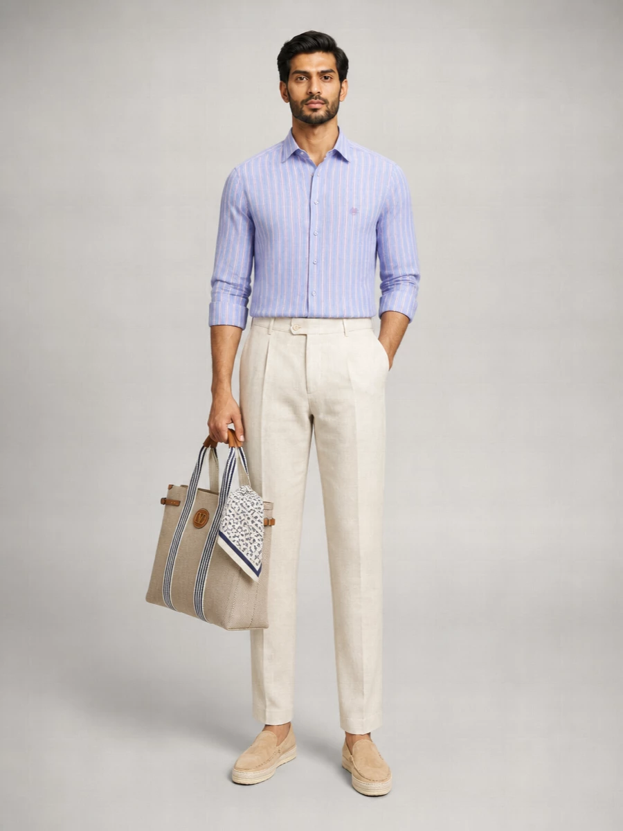 Etro Linen Pattern Shirt