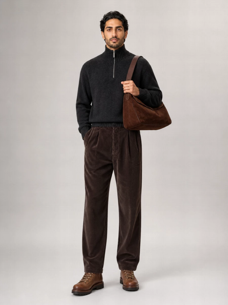 Gucci Suede Leather Shoulder Bag