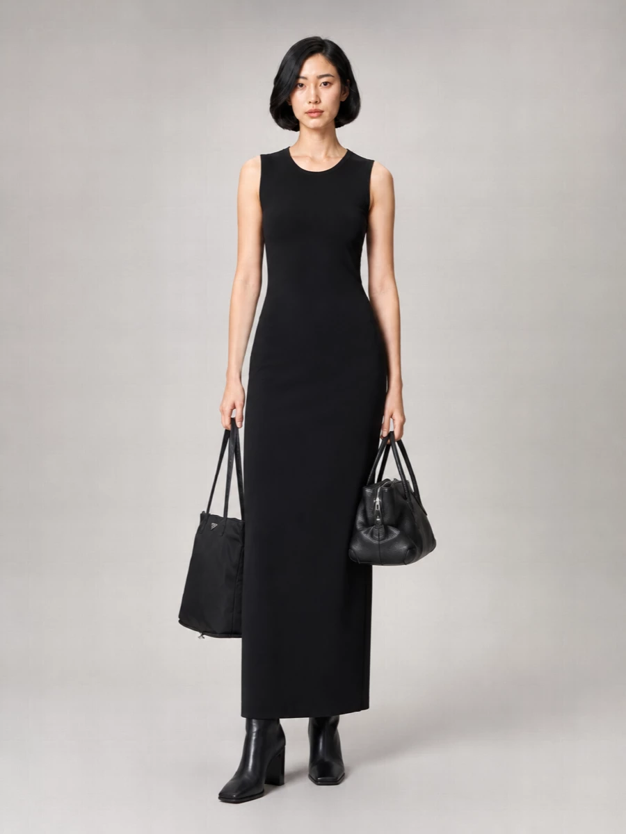 The Attico Mini Hammered Leather Tote Bag