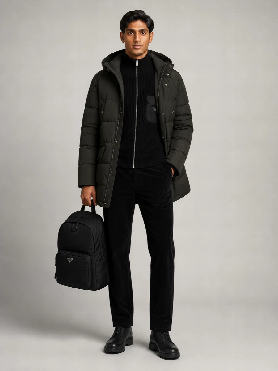 Moorer Polyester Down Jacket