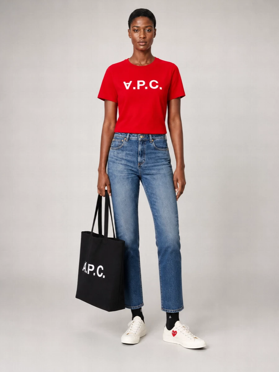 A.p.c. Cotton Logo T-Shirt