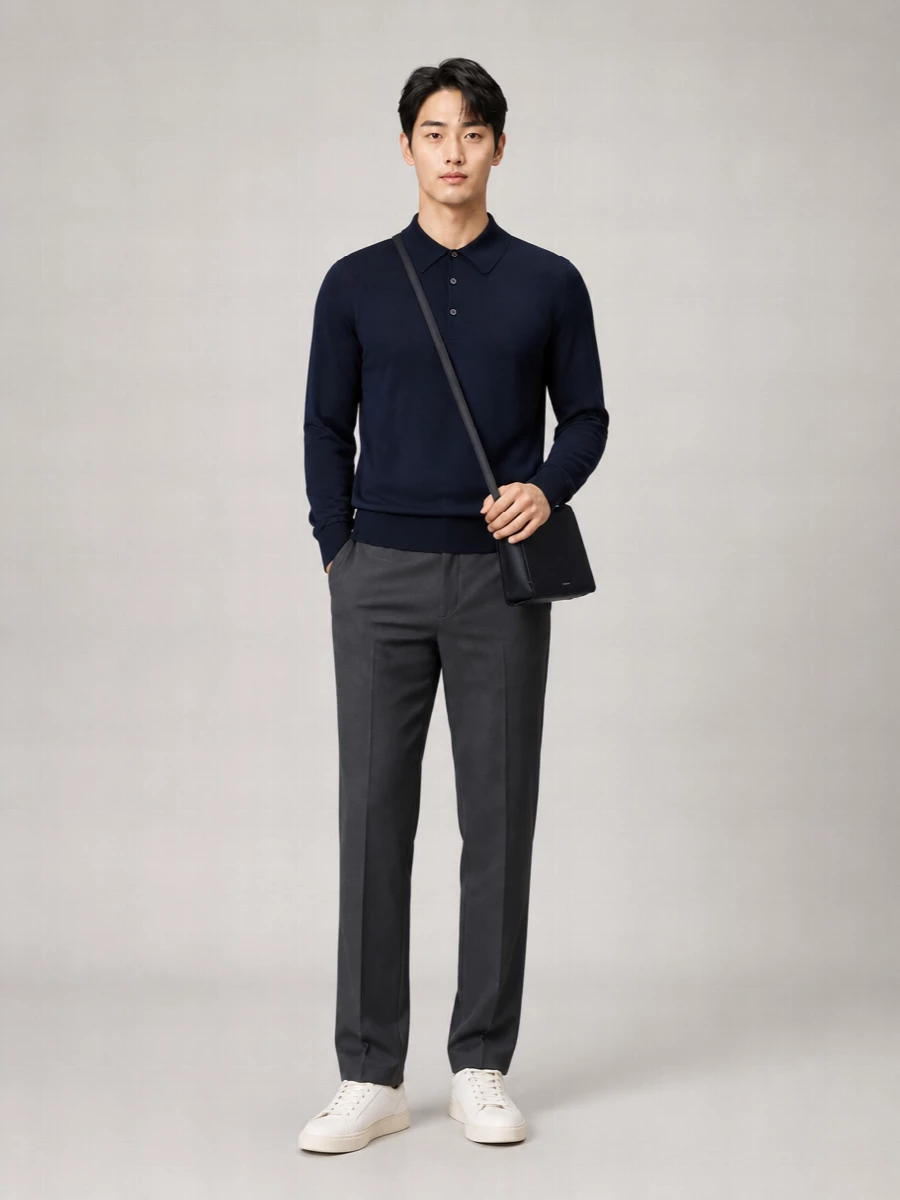 John Smedley Fine-Knit Polo Shirt