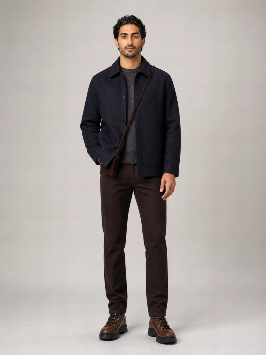 Woolrich Wool Single Breasted Coat