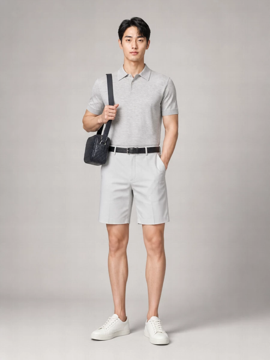 Prada Silk Polo Shirt