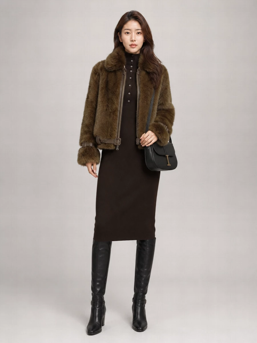 Tom Ford Leather Belted Jacket