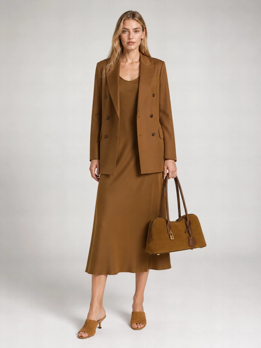 Max Mara Silk Double-Breasted Blazer