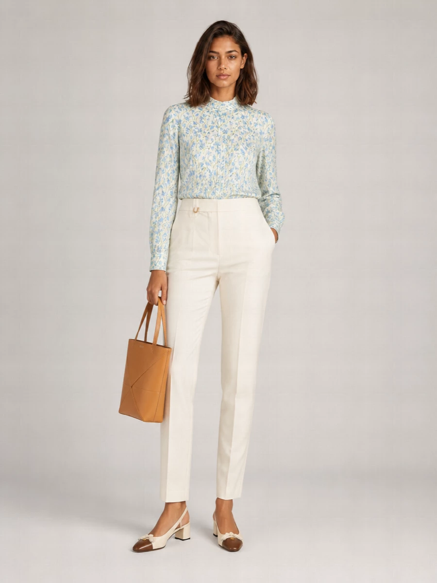 Loewe Printed Satin Shirt