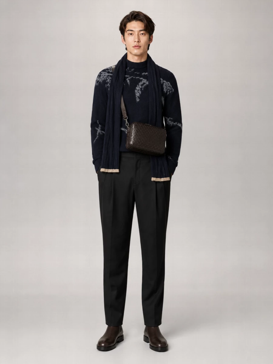 Dries Van Noten Floral-Print Wool Jumper