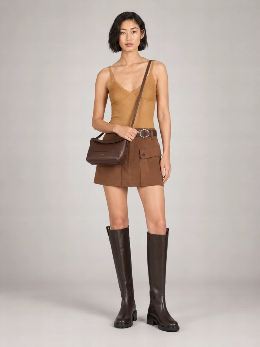 The Andamane Cotton Cargo Mini Skirt