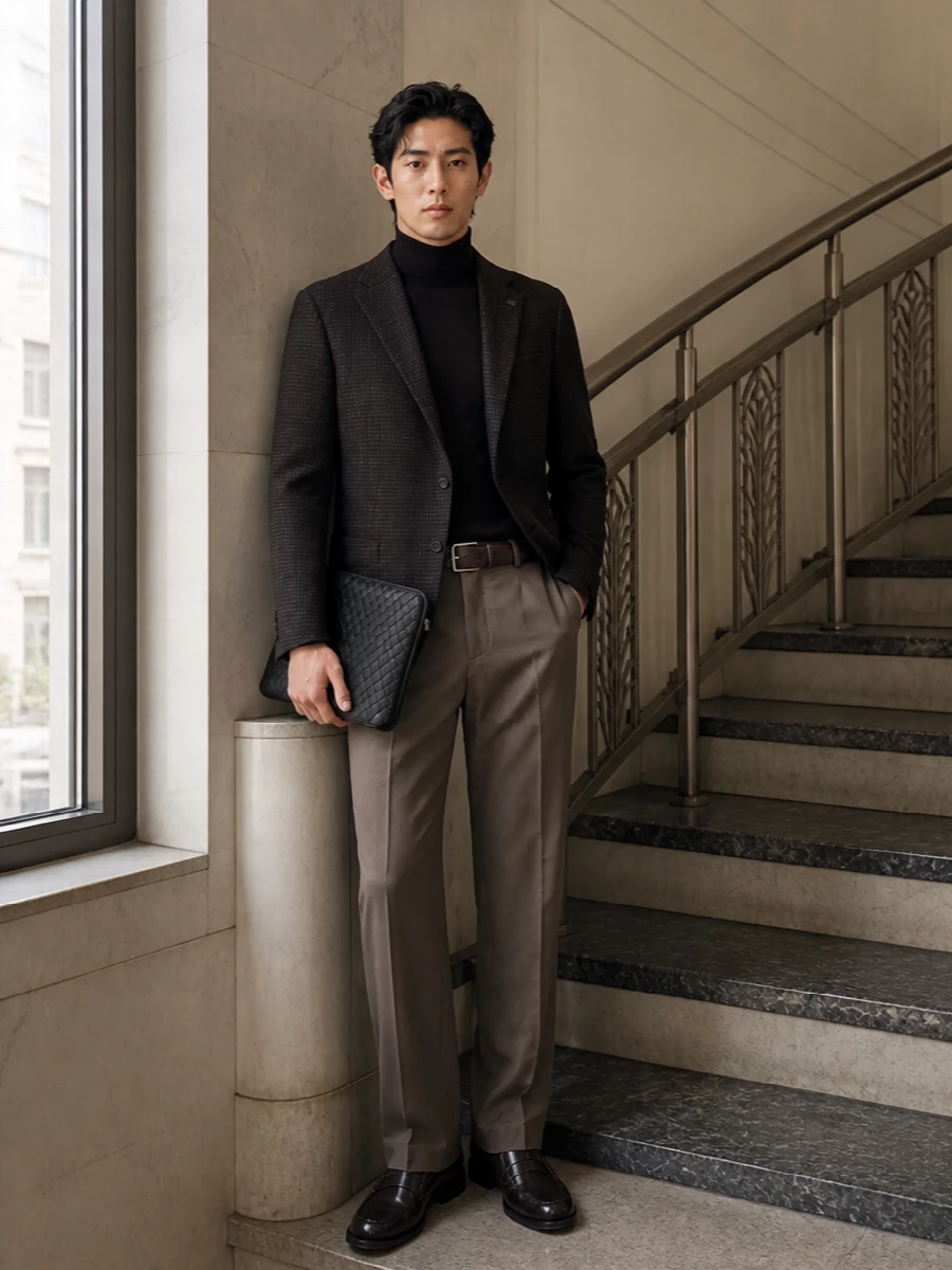 Tagliatore blazer pt torino trousers tods loafers