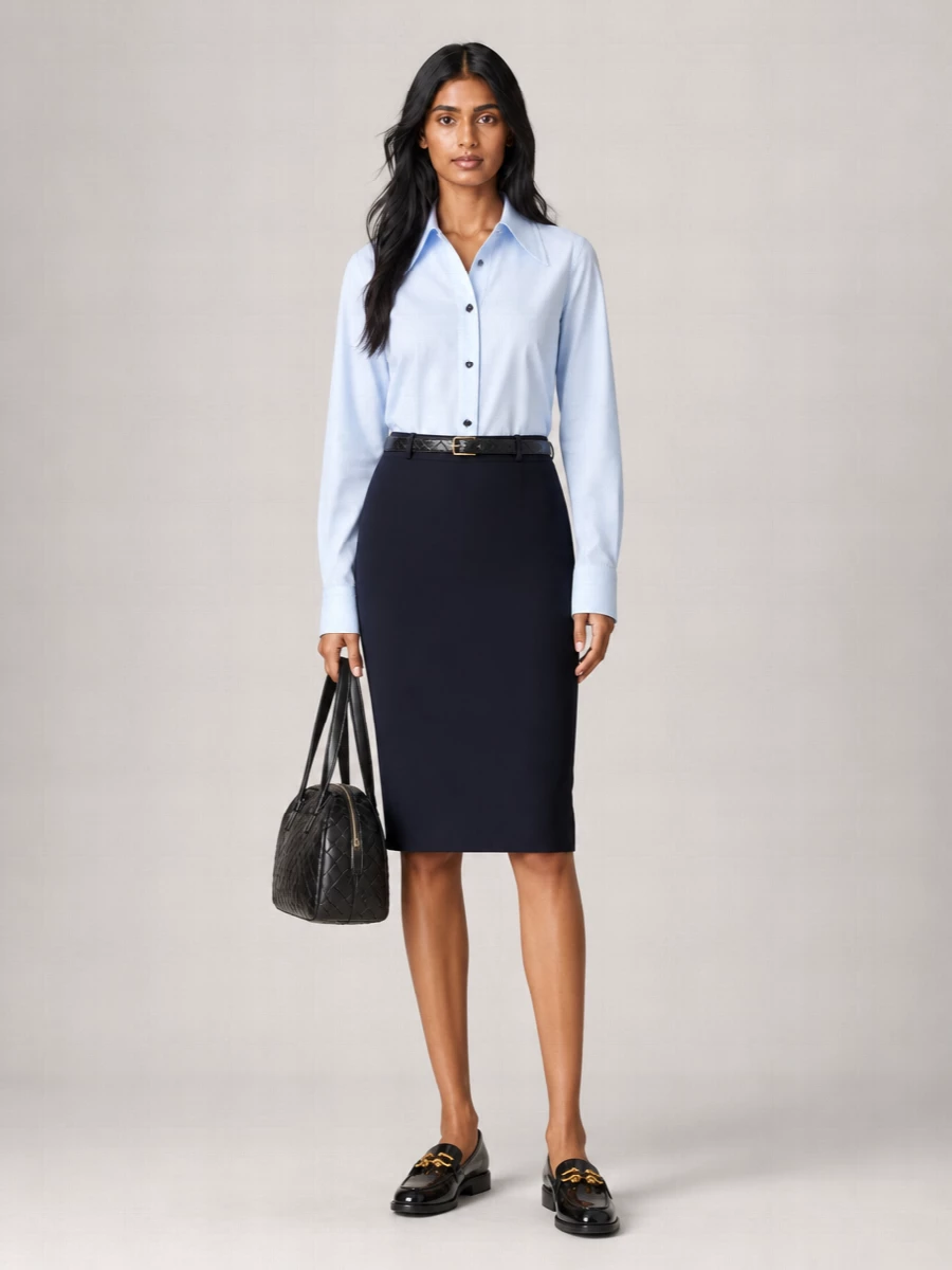 Bottega Veneta Cashmere Pencil Skirt