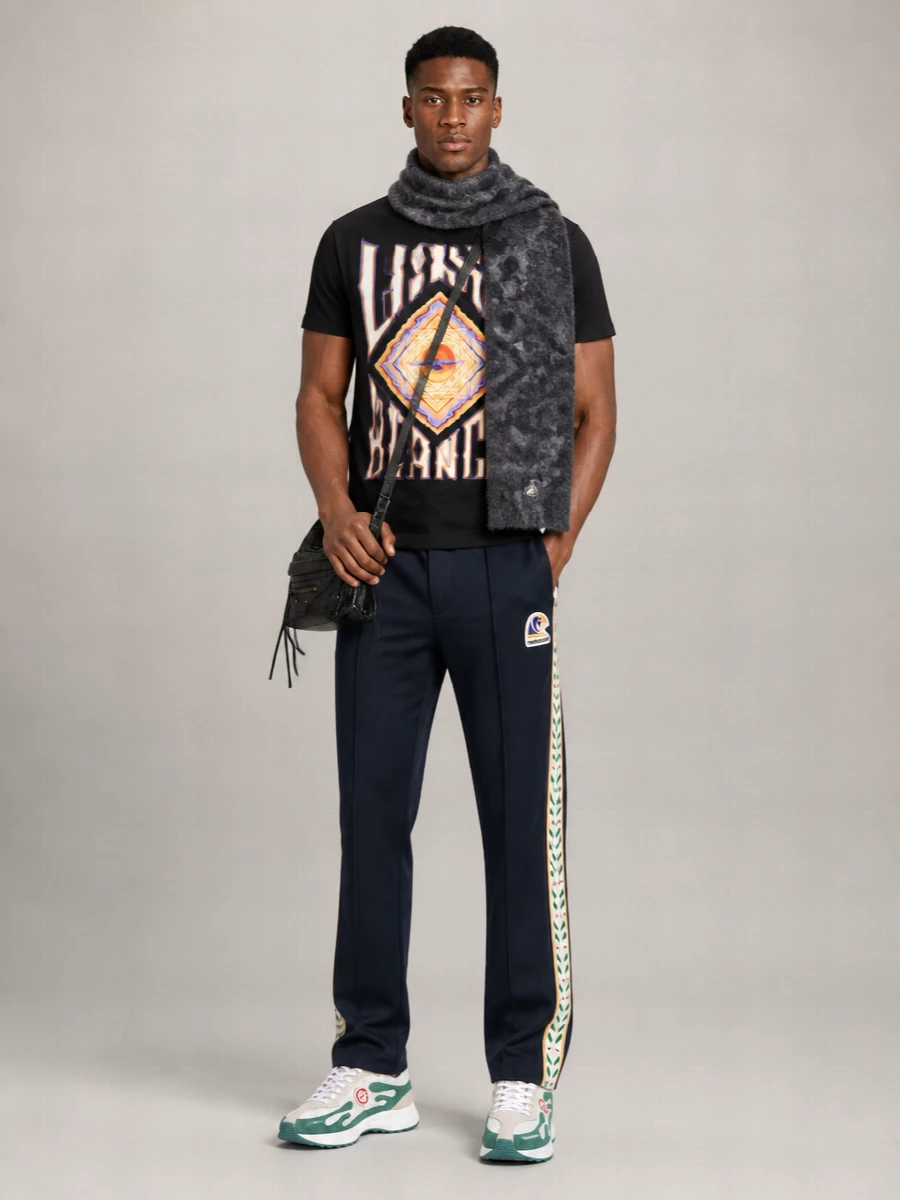 Casablanca Cotton Hermons Mirage Print Short-Sleeve T-Shirt