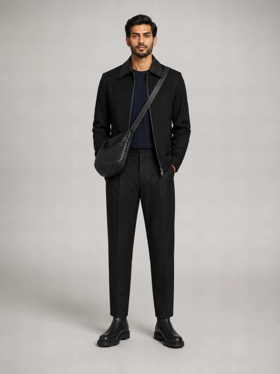 Bottega Veneta Single Breasted Wool Coat