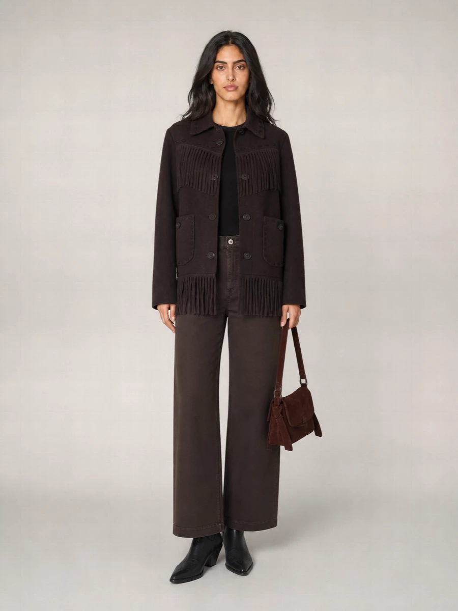Guest In Residence cashmere wool single breasted coat