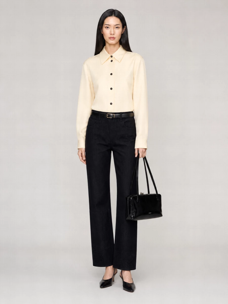 Jil Sander Denim Straight-Leg Trousers