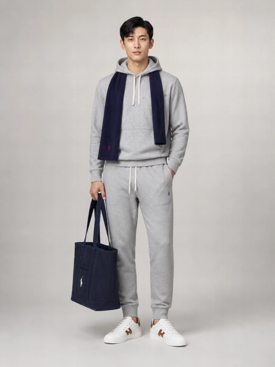 Hogan Leather Lace-Up Sneakers