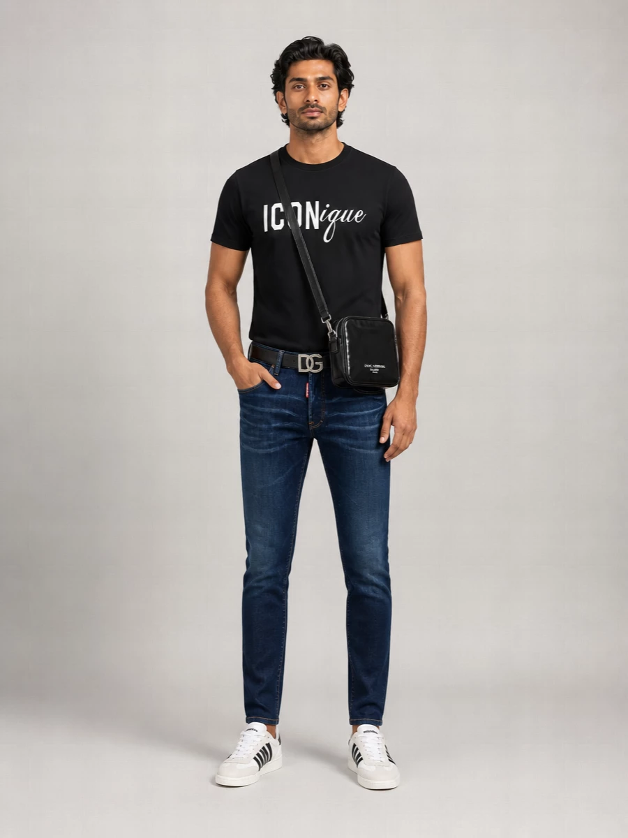 Dsquared2 Cotton Oversized Printed T-Shirt