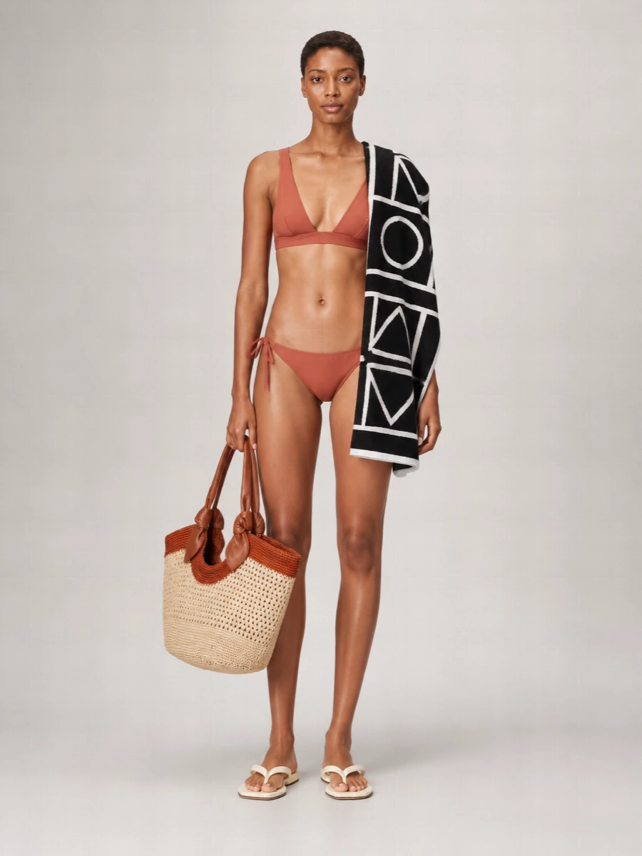 Eres High-Cut Side-Knot Bikini Briefs