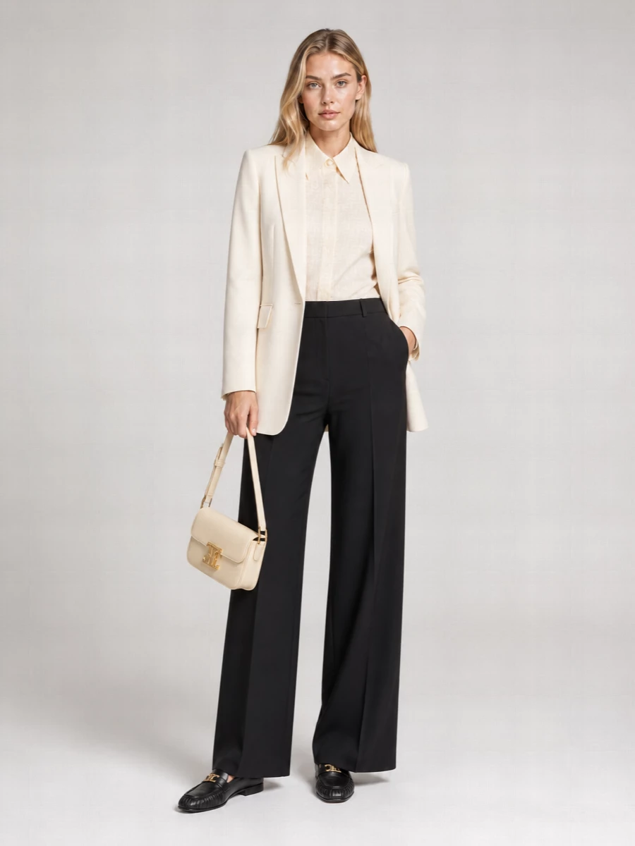 Fendi Silk Blend Blazer