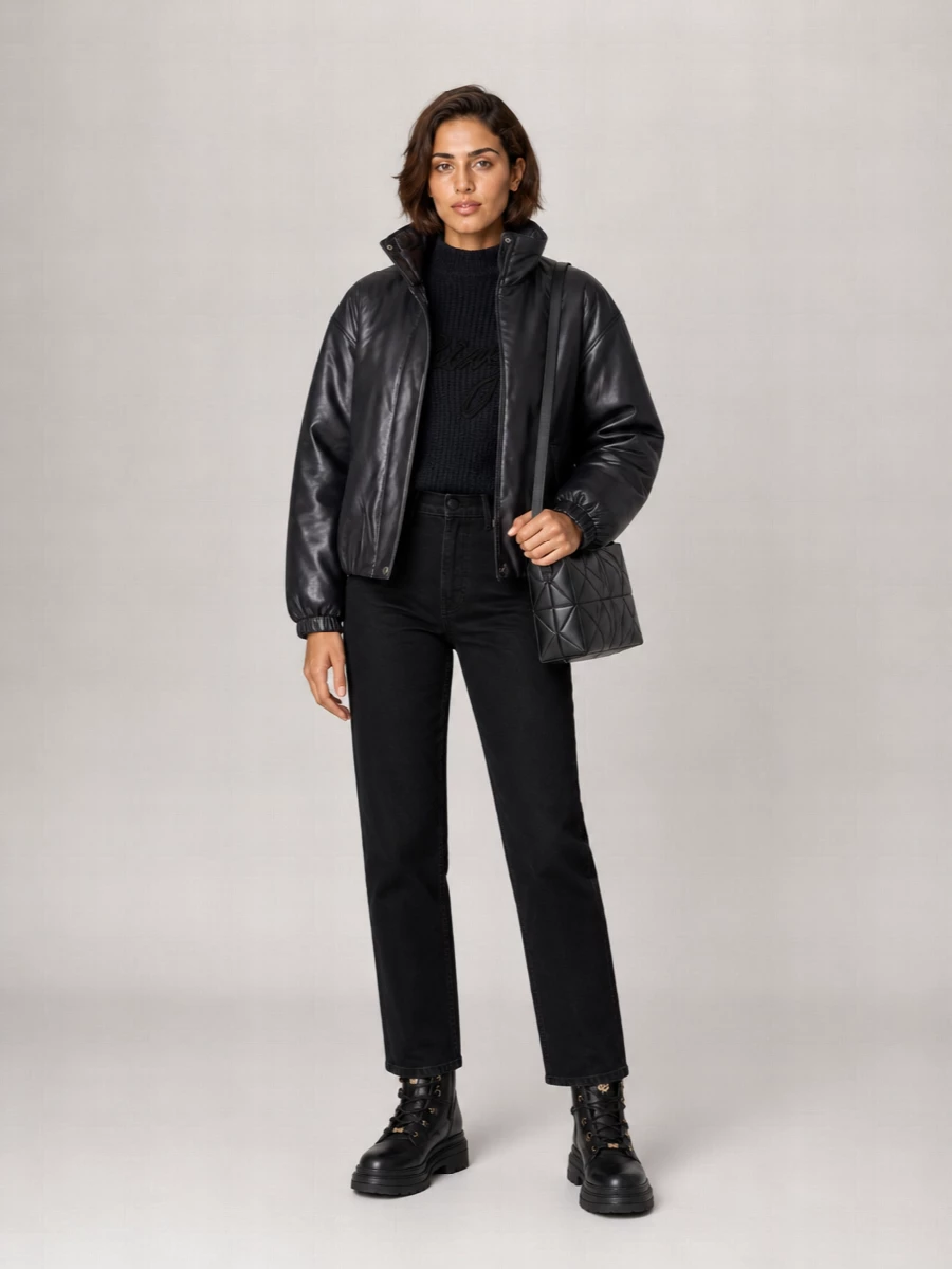 Anine Bing Leather Coat