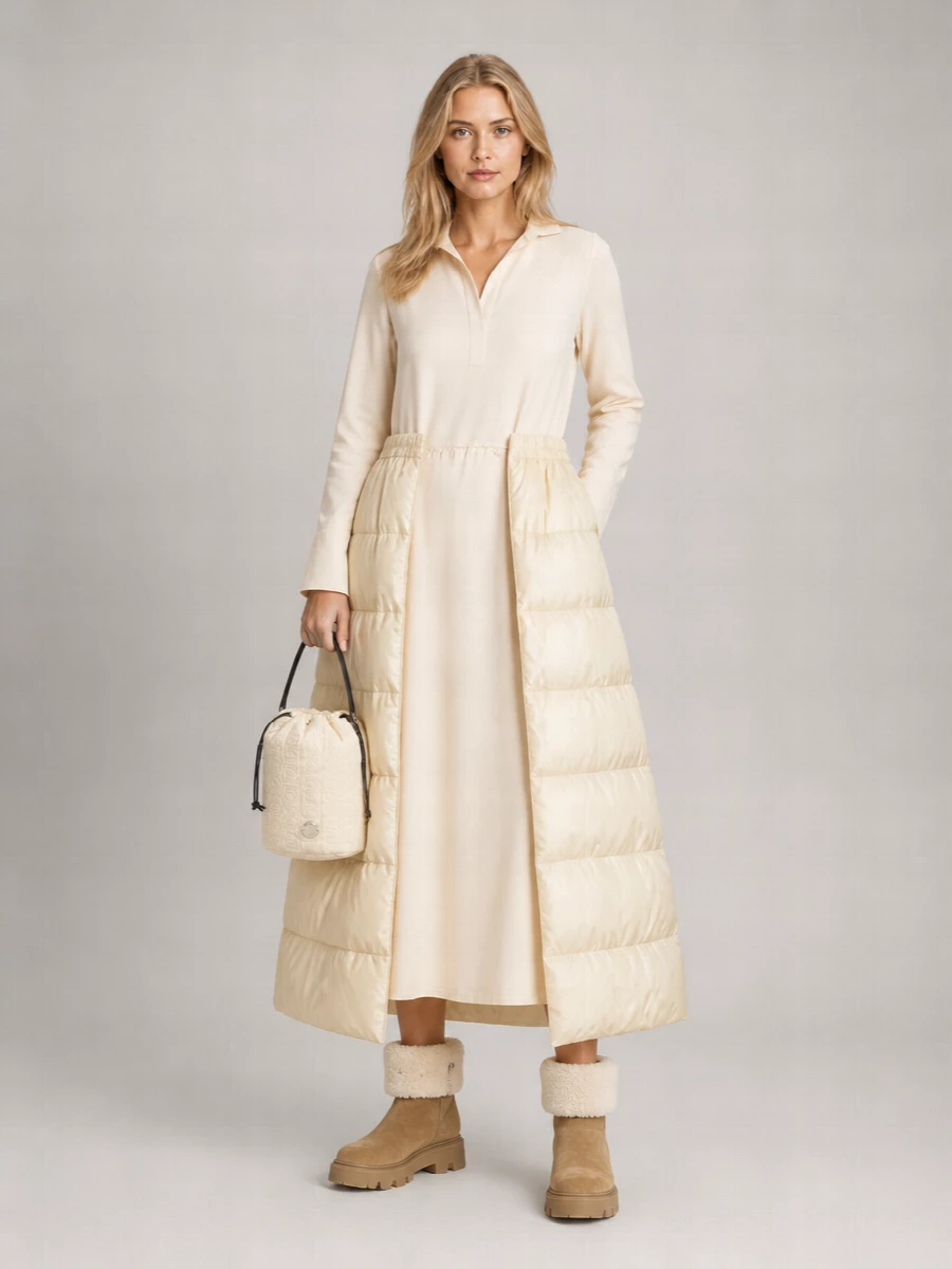 Moncler Padded Midi Skirt