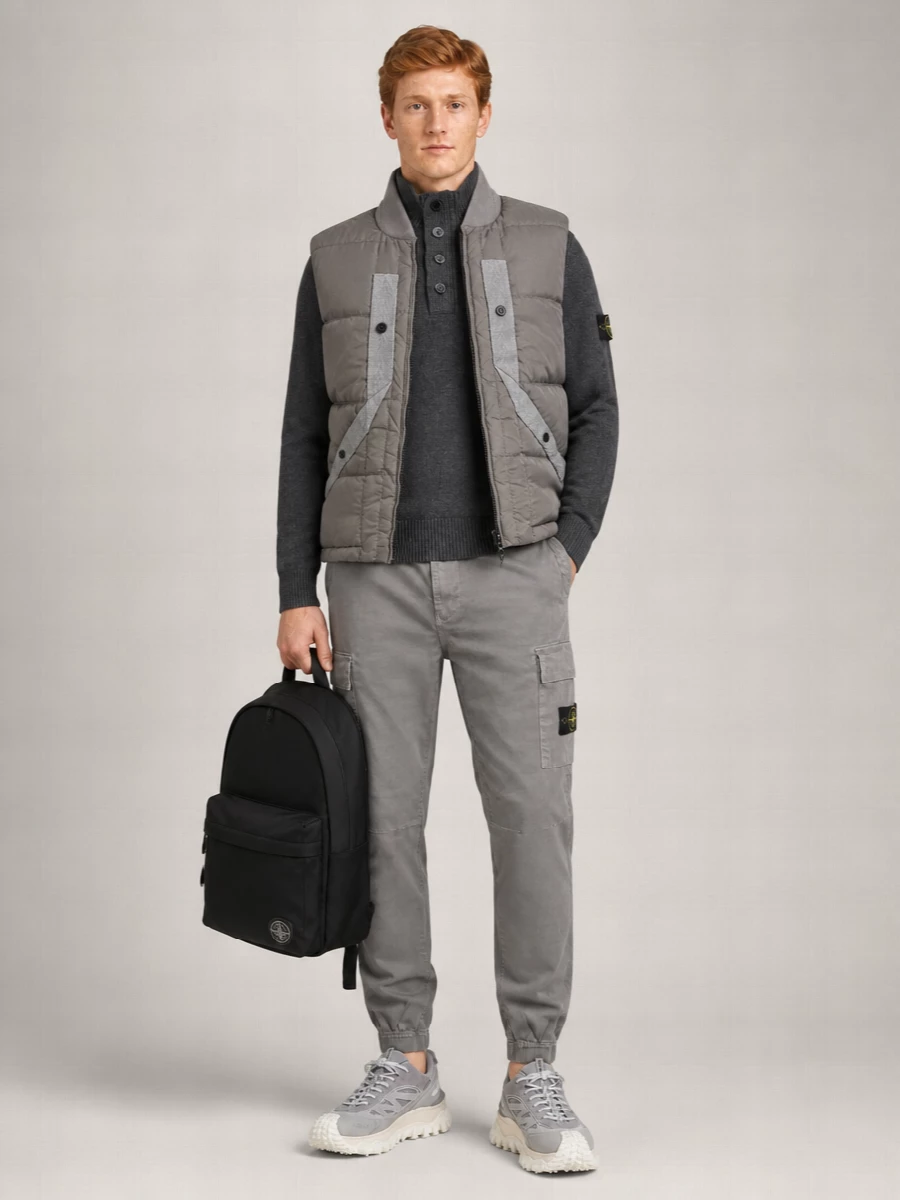 Stone Island Quilted Sleeveless Padded Gilet