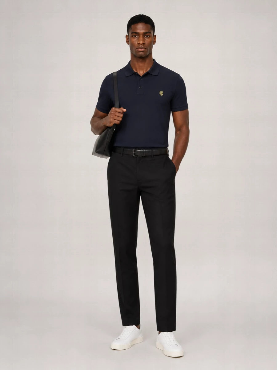 Celine Cotton Piqué Polo Shirt
