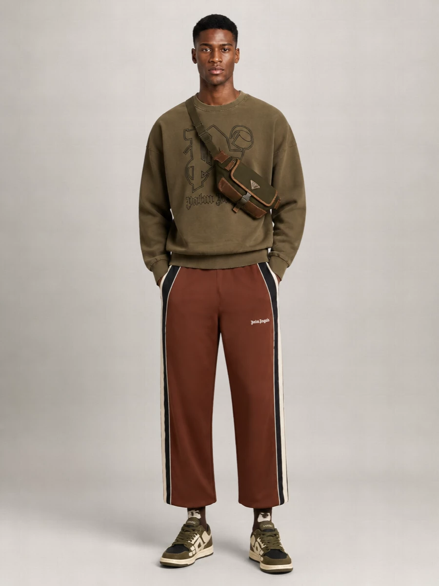 Palm Angels Relaxed-Fit Chino Shorts