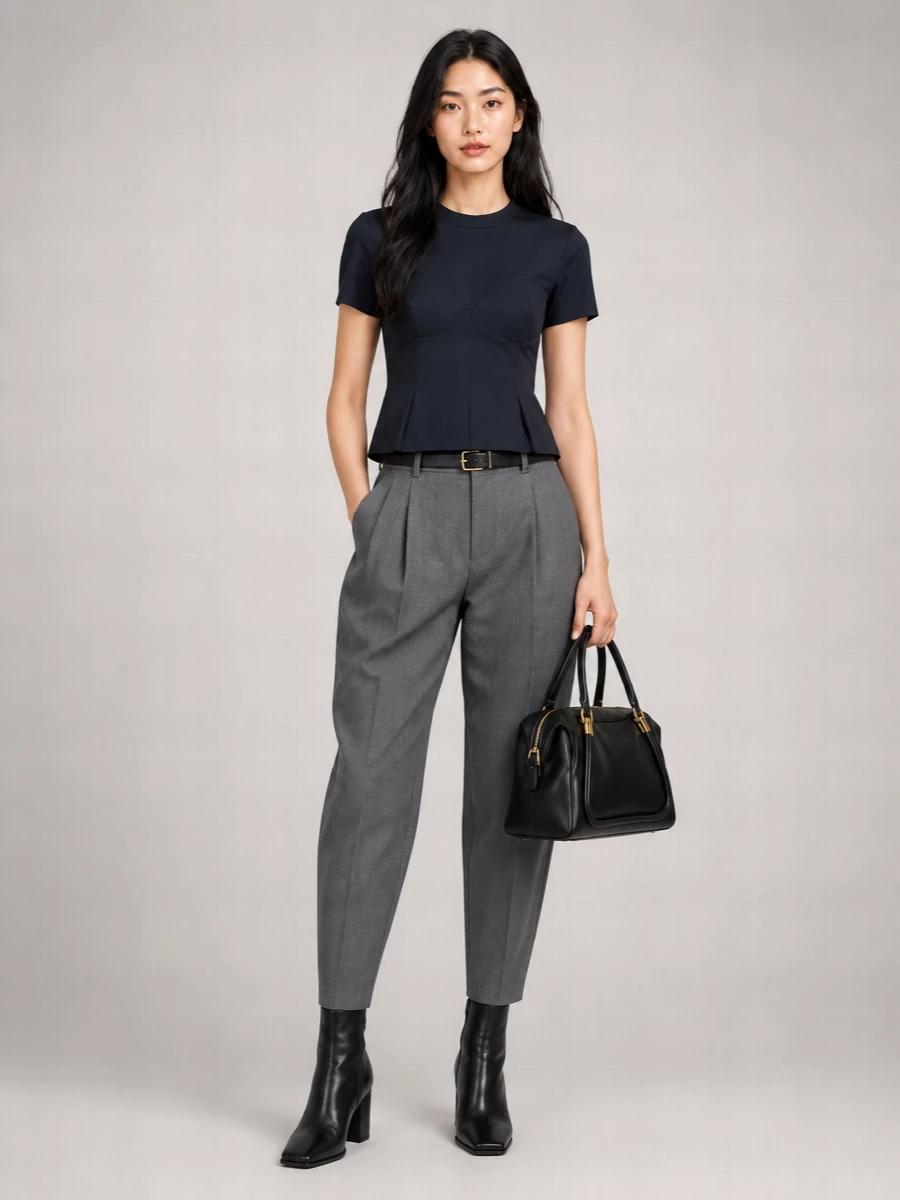 Sacai Straight-Leg Tailored Trousers