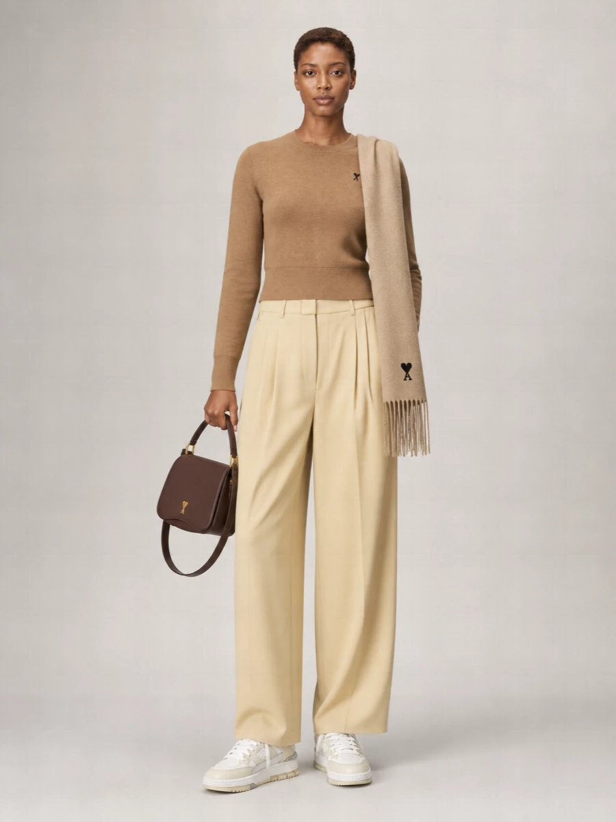 Ami Paris Merino Wool Sweater