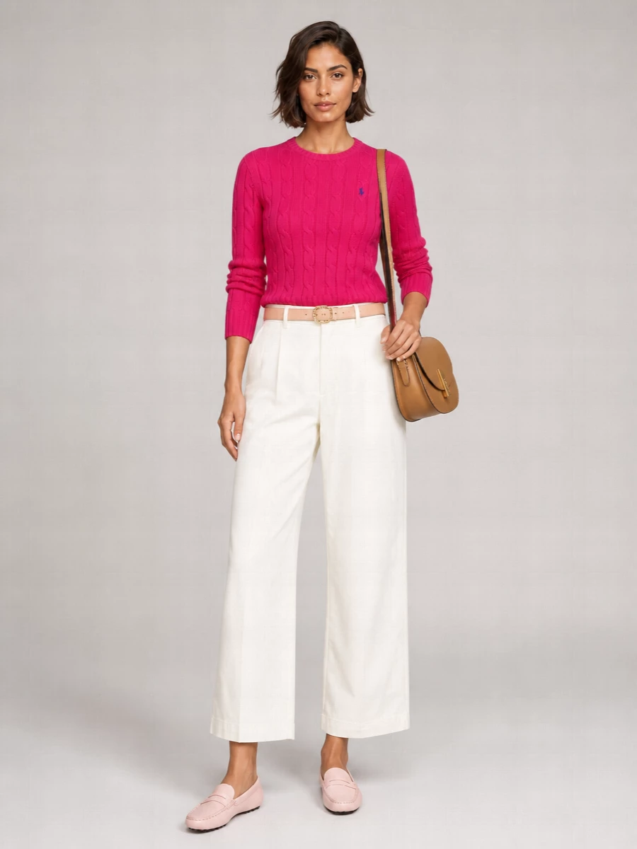 Ralph Lauren Cotton Long-Sleeve Sweatshirt
