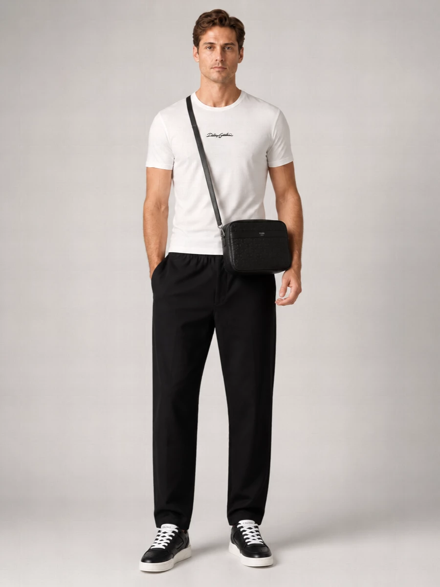 Celine Leather Mesh Low-Top Sneakers