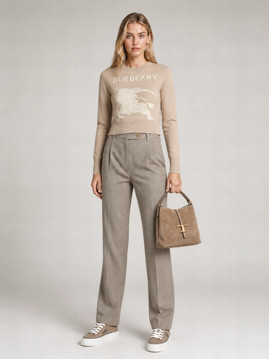 Tod's T Timeless Mini Leather Bucket Bag