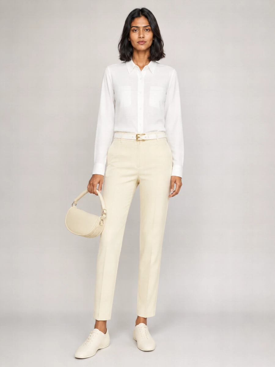 Dries Van Noten Cotton Tapered-Leg Straight Trousers