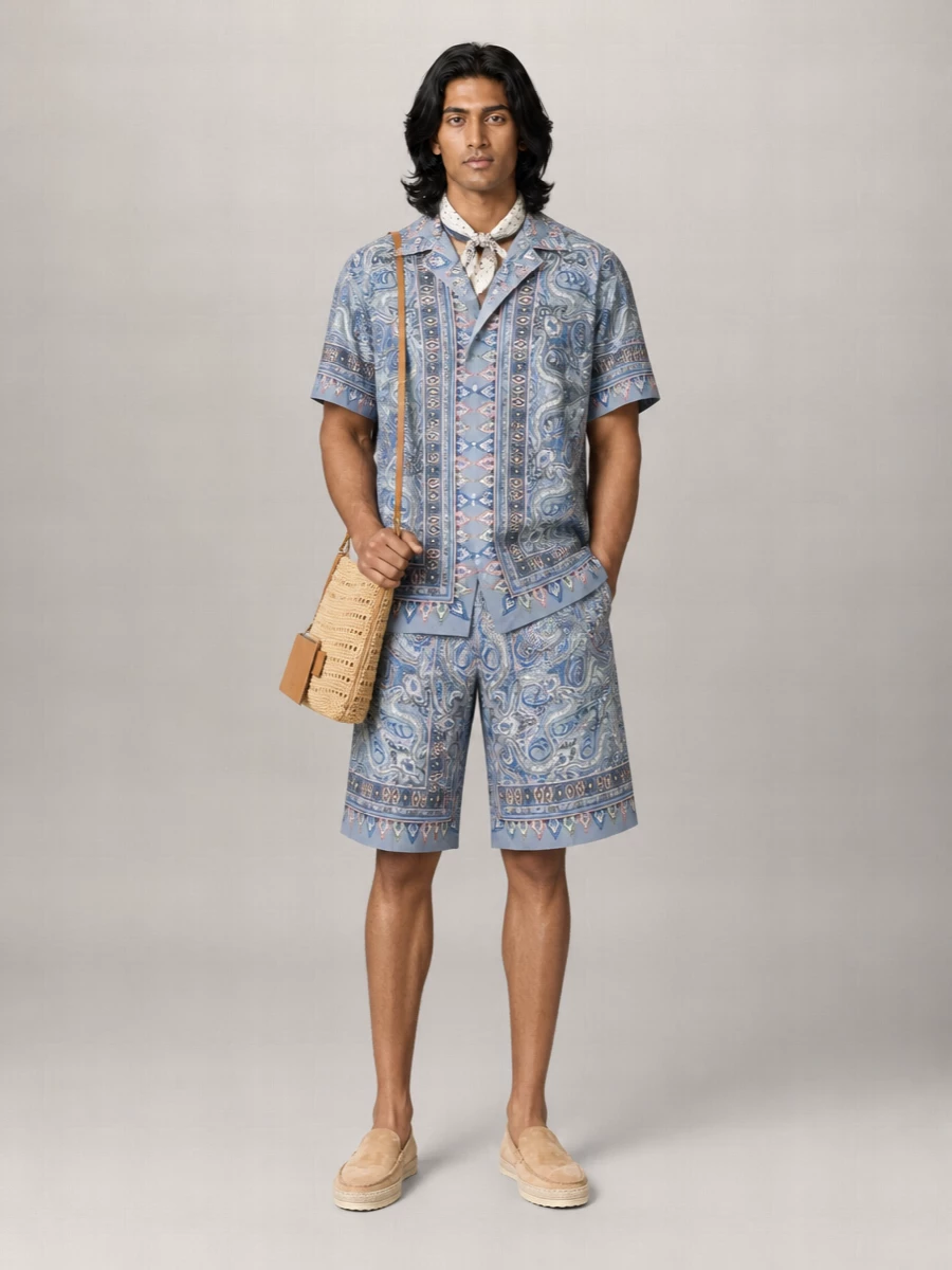 Etro cotton short sleeve shirt