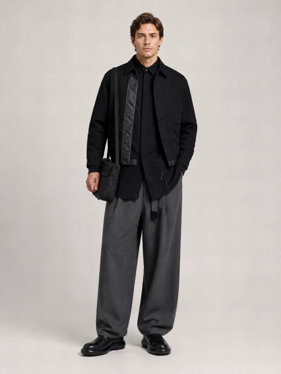Sacai Nylon Reversible Quilted Puffer Jacket