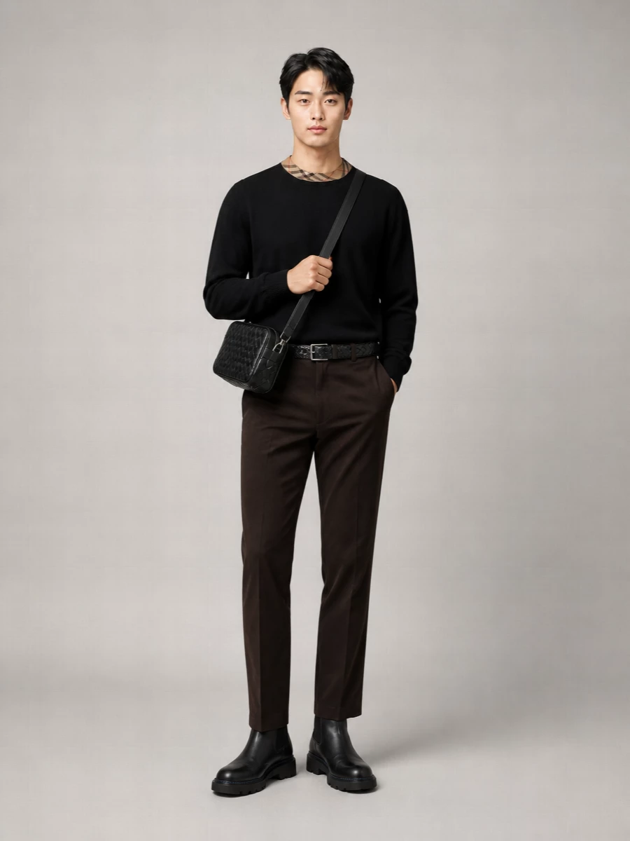 Burberry Wool Crew Neck Sweater