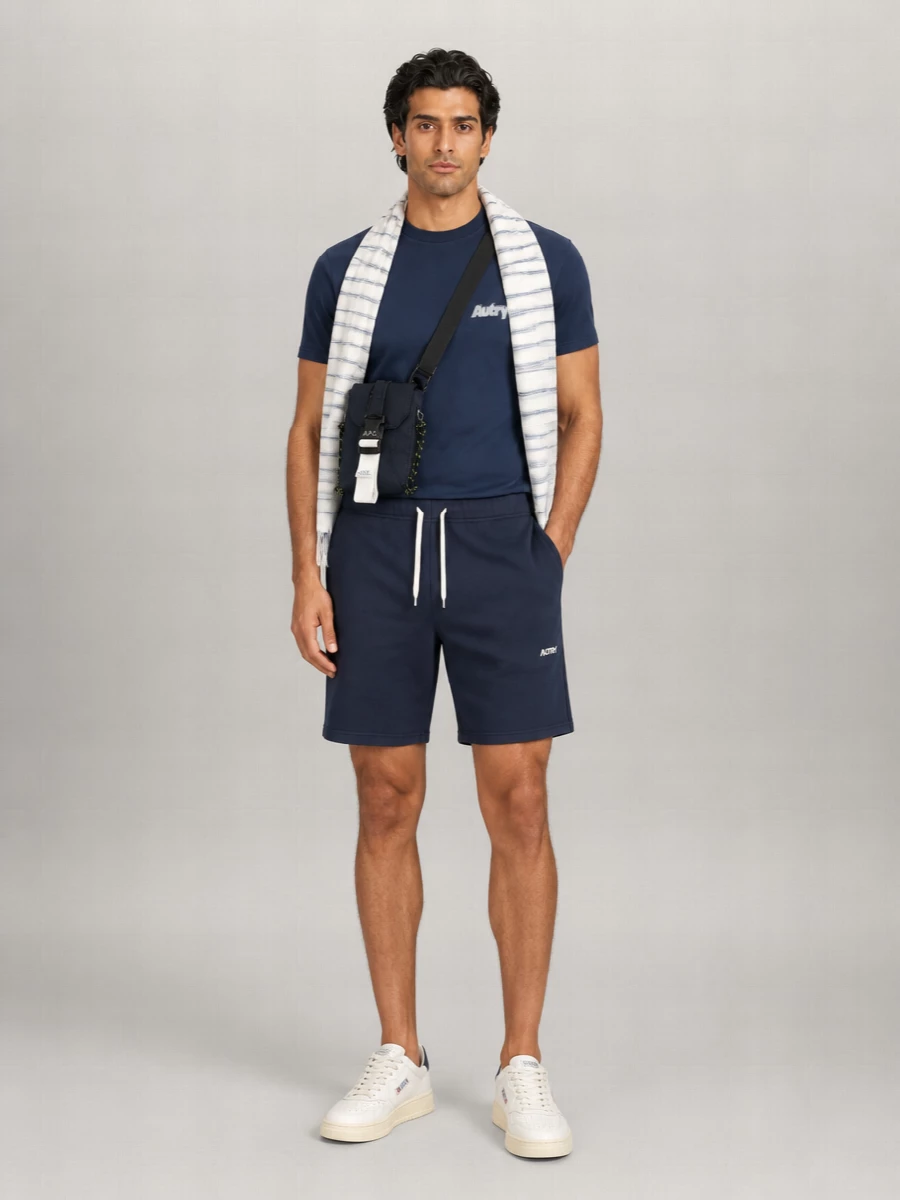 Autry Cotton Crew Neck Short Sleeve T-Shirt