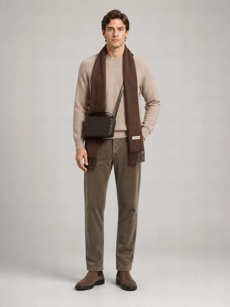 Jacob Cohen Corduroy Low-Rise Straight-Leg Chinos