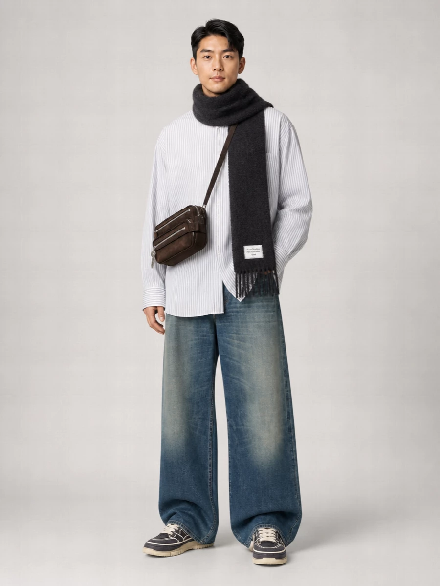 Acne Studios Denim Straight-Leg Jeans