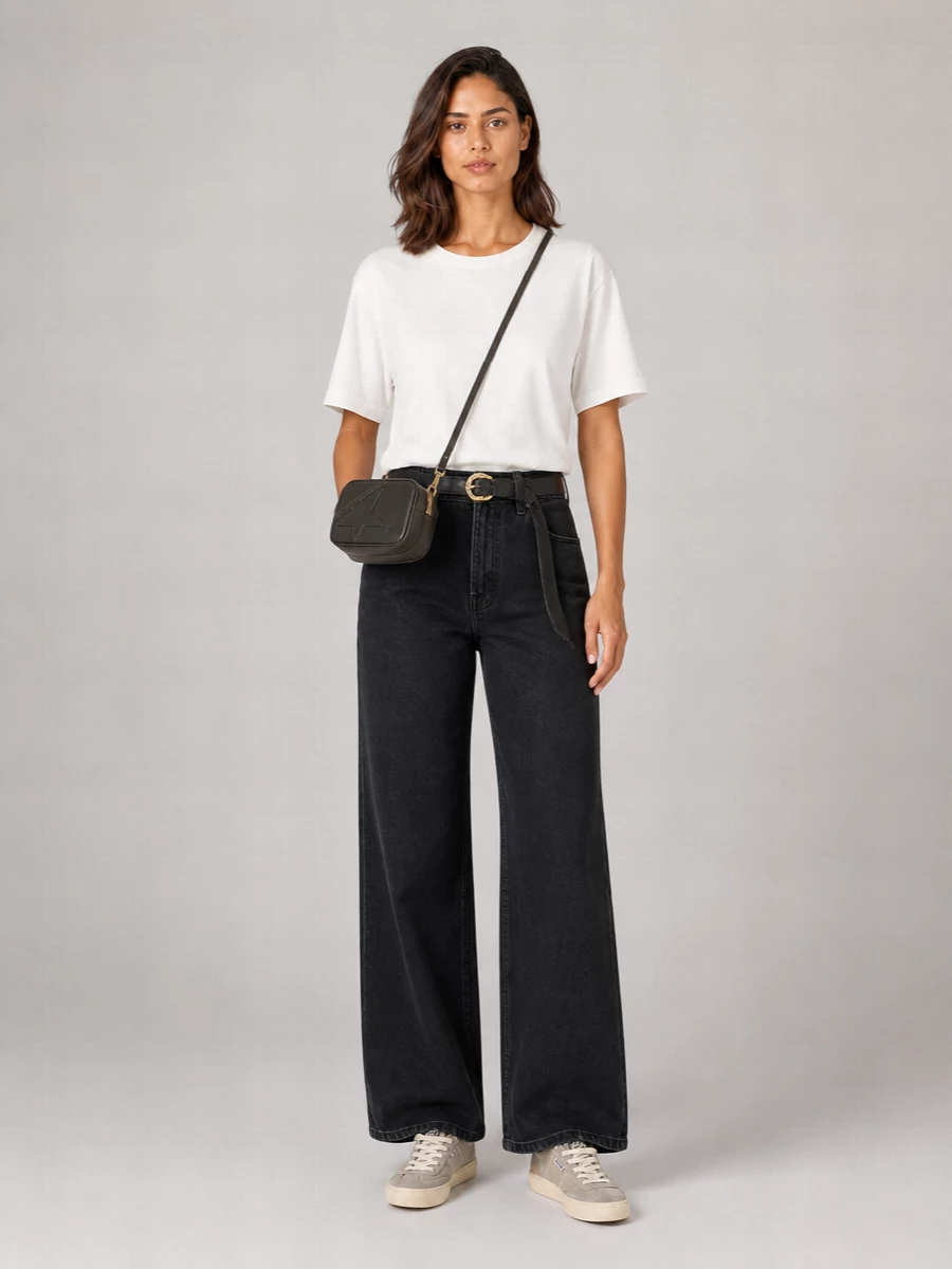 Golden Goose Denim Wide-Leg Jeans