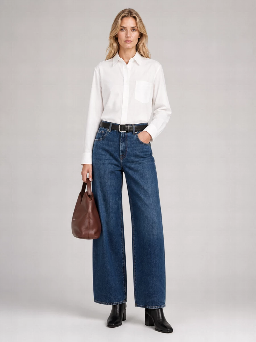 7 For All Mankind Denim Straight-Leg Jeans