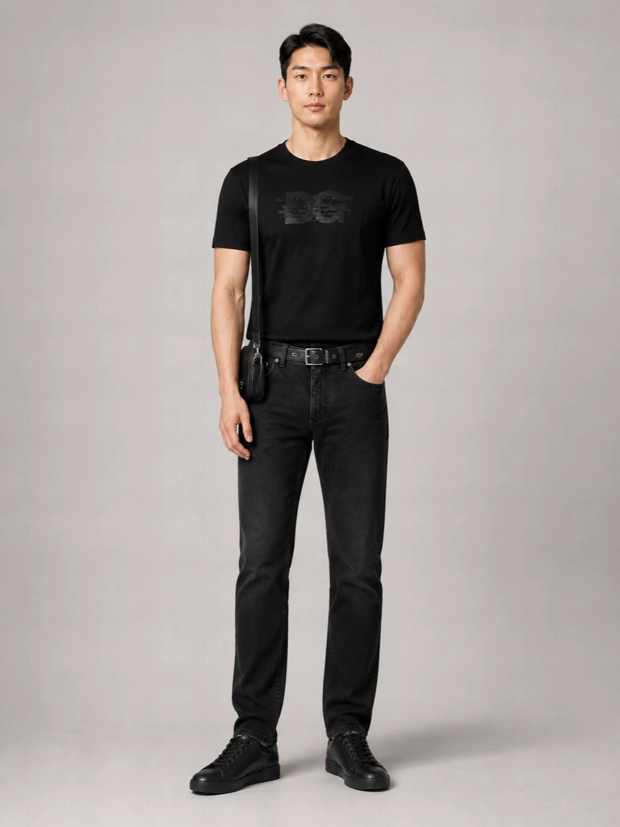 Dolce&Gabbana Leather Low-Top Sneakers