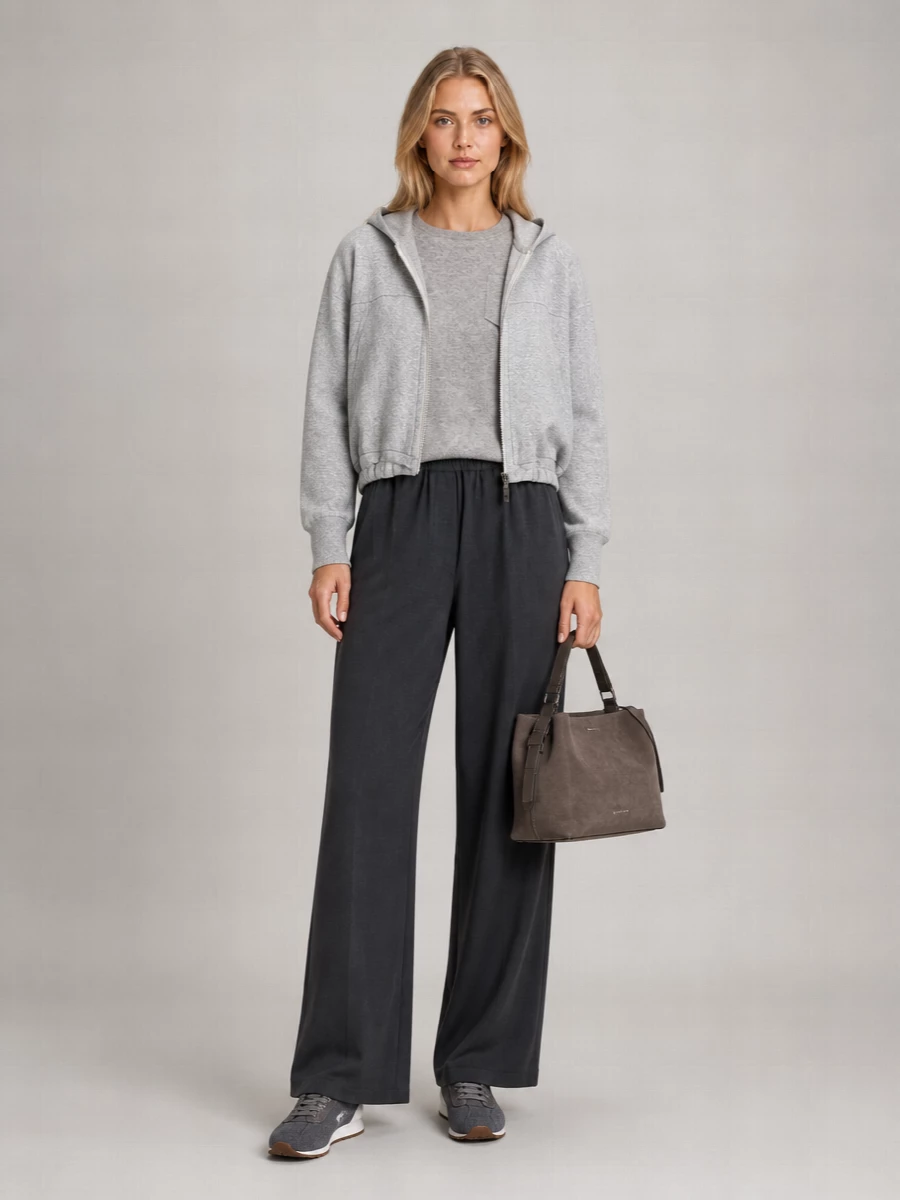 Brunello Cucinelli Cashmere Blend Cropped Hoodie
